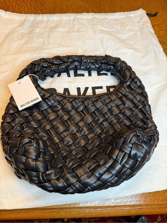 Walter Baker Handbags - Walter Baker indie Black Braided Leather Hobo bag